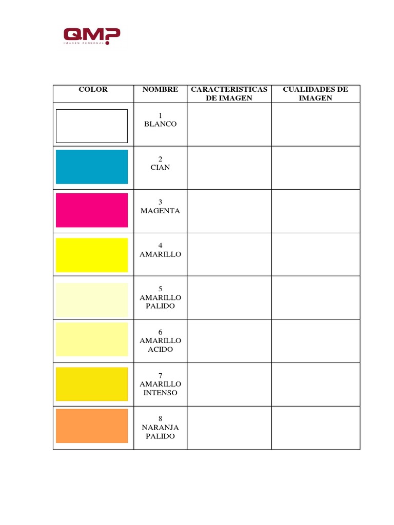 Assessoria Imatge - Test de Color | PDF | Azul | Color
