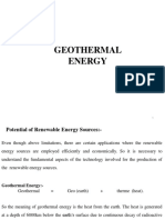 GeoThermal Energy