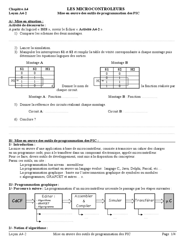 Microcontroleurs | PDF | Programmation informatique | Langage de ...