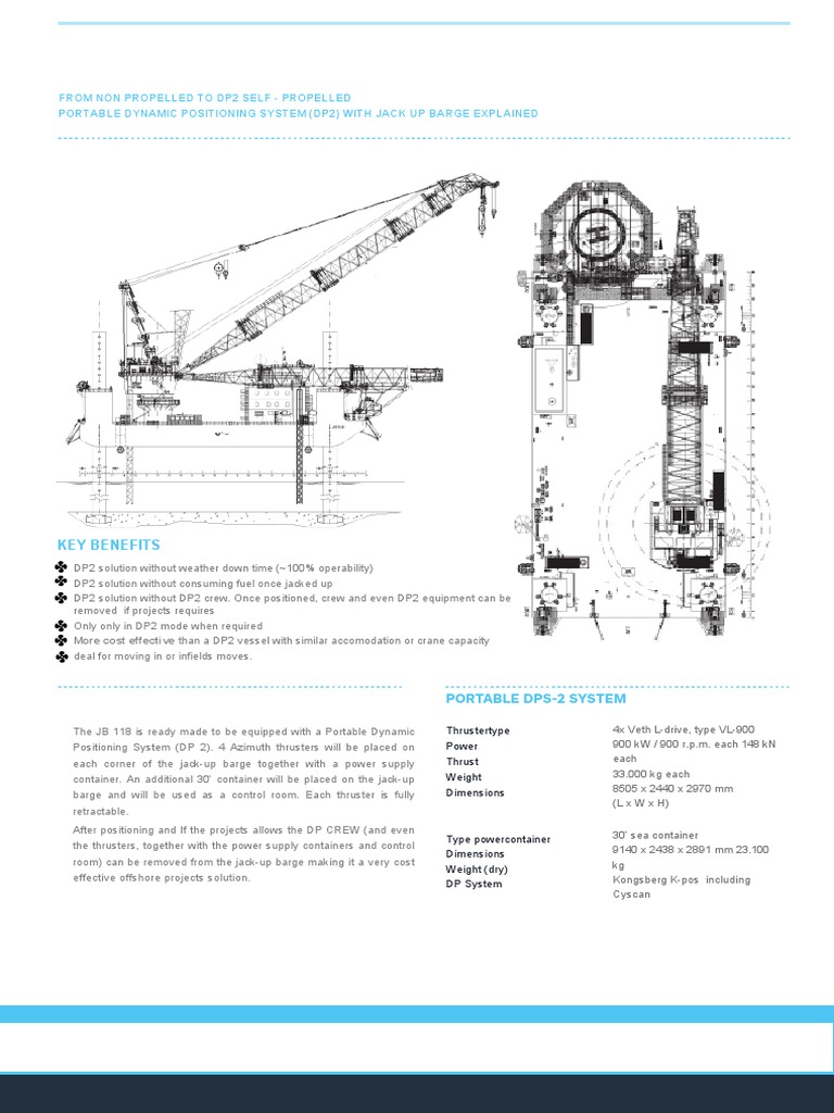 Portable DP2 System for Jack-Up Barges | PDF | Watercraft | Ships