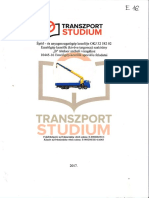 Transzport Studium B Tételsor EmelőgépKezelők