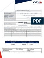 Check List Auditoria ISO 14001 XD Renca 