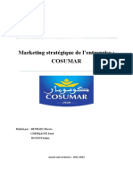 Analyse Stratégique de l'Entreprise Cosumar