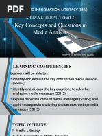 4.MIL Media Literacy Part 2 Key Concepts and Questions To Ask in Media Literacy