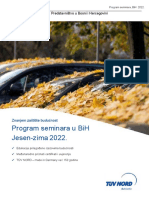 BiH Program Seminara Jesen Zima 2022