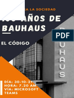 Afiche 1000 Años de Bauhaus