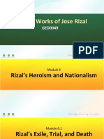 (M6-MAIN) Rizal's Heroism and Nationalism