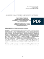 Analisis de Falla en Suelos Parcialmente Saturados