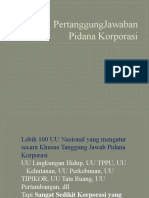 Teori PertanggungJawaban Pidana Korporasi