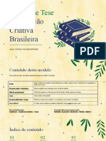 Brazilian Creative Writing Thesis Defense by Slidesgo