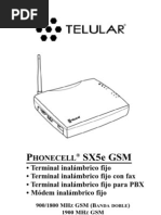 Download Telular SX5e GSM User Manual SPANISH by Israel Robles SN61128427 doc pdf