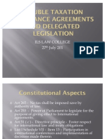 DTAA and Delegated Legislation