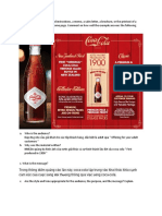 Trong thông điểm quảng cáo lản này, coca-cola tảp trung vào khai thác khía cảnh cảm xúc của cuộc sộng đời thường thông qua viểc uộng coca-cola