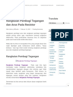 Rangkaian Pembagi Tegangan Dan Arus Pada Resistor - Teknik Elektro