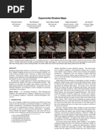 Exponential Shadow Maps: Bstract