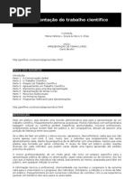 Apresentação do trabalho científico