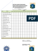 Daftar Hadir Pengawas - Ukk