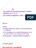 Grammaire 1 - UNITE 2C (25 Oct. 2022)