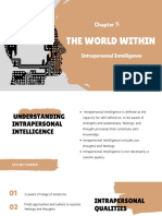 The World Within: Intrapersonal Intelligence