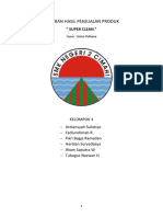 Laporan Hasil Penjualan Produk