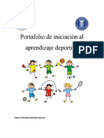 Portafolio de Iniciación Al Aprendizaje Deportivo Fernando Sánchez