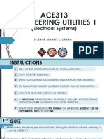 Ace313 Engineering Utilities 1 Day 3 Quiz 1 2022 2023