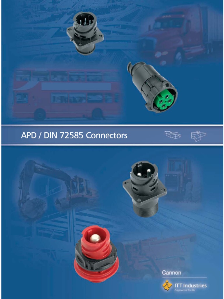 APD - DIN 72585 Connectors - Manualzz | PDF