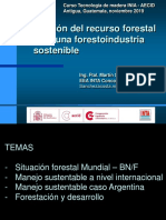 Gestión Del Recurso Forestal para Una Forestoindustria Sostenible Sanchez Acosta Martín
