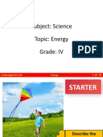 1 - Cambridge - IV - Sci - Energy