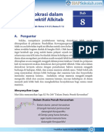 Xii Bab 8 - Demokrasi Dalam Perspektif Alkitab