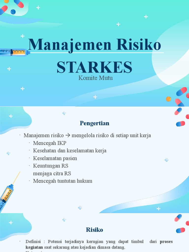 Laporan Manajemen Risiko Puskesmas | PDF