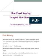 Lumped Flow Routing