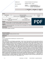 Teoria Antropologica I Plano de Ensino - Turma (SF) - 2022