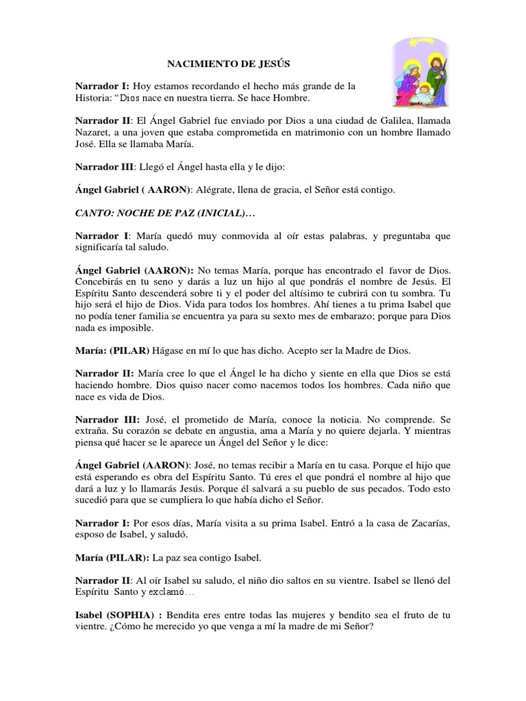 Nacimiento de Jesús | PDF | María, madre de Jesús | San José
