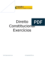 Direito Constitucional Exercícios