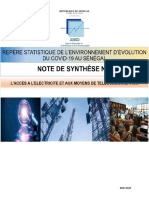 Repere Statistique Covid - Note Sur Acces A Electricite Et Aux Moyens de Telecom