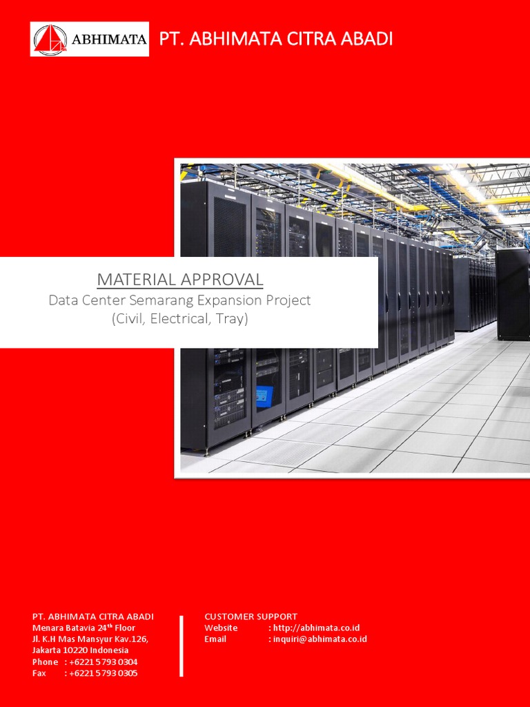 Persetujuan Material Proyek DC Semarang | PDF | Komputer | Teknologi ...