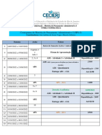 Cronograma HPA I 2022 2º