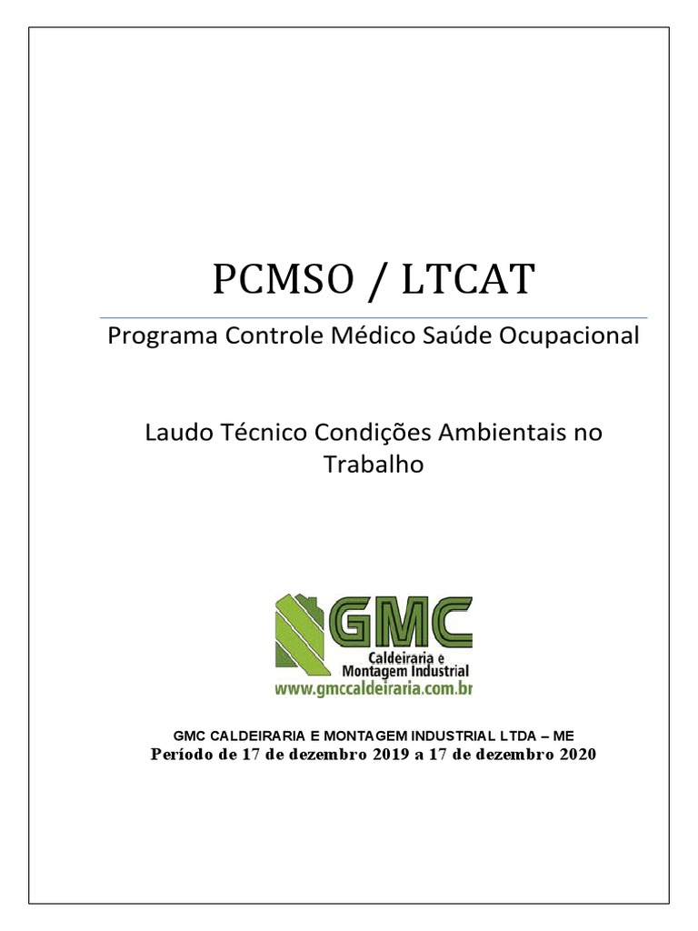 Pcmso Ltcat Pdf
