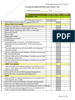 HIS and Digitalization Quarter One 2015 SS Checklist