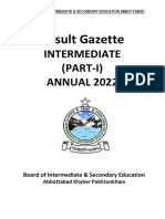 Result HSSC A 2022 Part-I