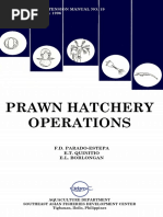 Prawn Hatchery Operation