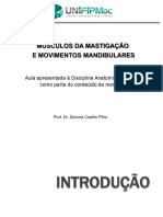 Músculos Da Mastigação e Movimentos Mandibulares - Cópia