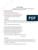 Soal Termokimia