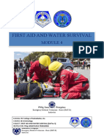 FIRST AID AND WATER SURVIVAL Mod.4 - 8