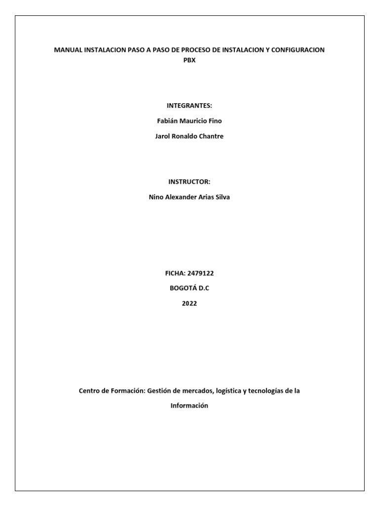 Manual Paso A Paso Issabel | PDF | Ingeniería de software | Tecnologías ...