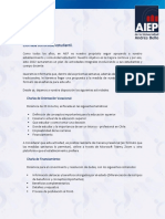 Carta Actividades 2022 - AIEP