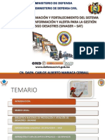 SINAGER-SAT: Sistema Integrado de Información y Alerta para la Gestión del Riesgo de Desastres en Bolivia