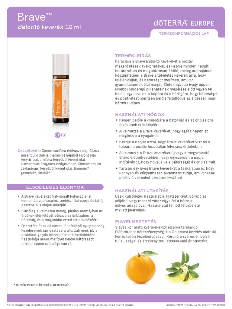 Doterra Brave Oil | PDF