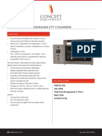 Spec Horizontal Flammability Test Chamber